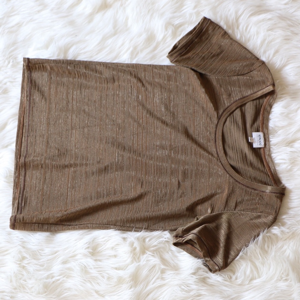 Armani brown top, made in Italy